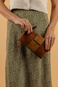 Colorblock Wallet Crossbody - Camryn Vegan Leather 3-in-1 Bag