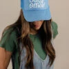 Out of Office Foam Trucker Hat - Breathable Mesh Snapback Cap 2 Out of Office Foam Trucker Hat - Breathable Mesh Snapback Cap -ROOLEE FASHION SHOP 7W4A1058