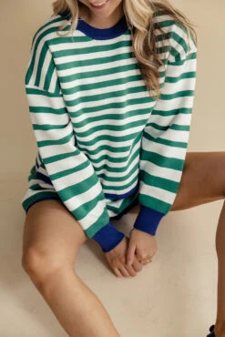 Striped Two-Piece Lounge Set with Contrast Hem 24 Striped Two-Piece Lounge Set with Contrast Hem -ROOLEE FASHION SHOP 7W4A1100 b7fb6b72 63c4 4a2a b1ba cd95607c1fc8