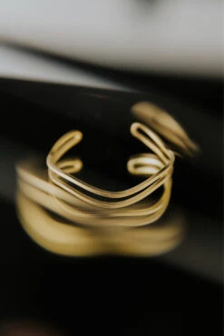 ROOLEE Bet On It 14KT Gold Plated Wave Bracelet -ROOLEE FASHION SHOP 7W4A1278 a0c83e19 a901 4a8c ab18 fccaf62b282a