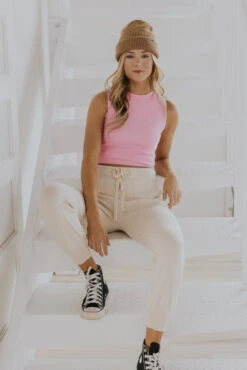 Willow Textured Cropped Tank -ROOLEE FASHION SHOP 7W4A1420 9bd737fe 4b83 4139 98f3 dd6e53d76d90