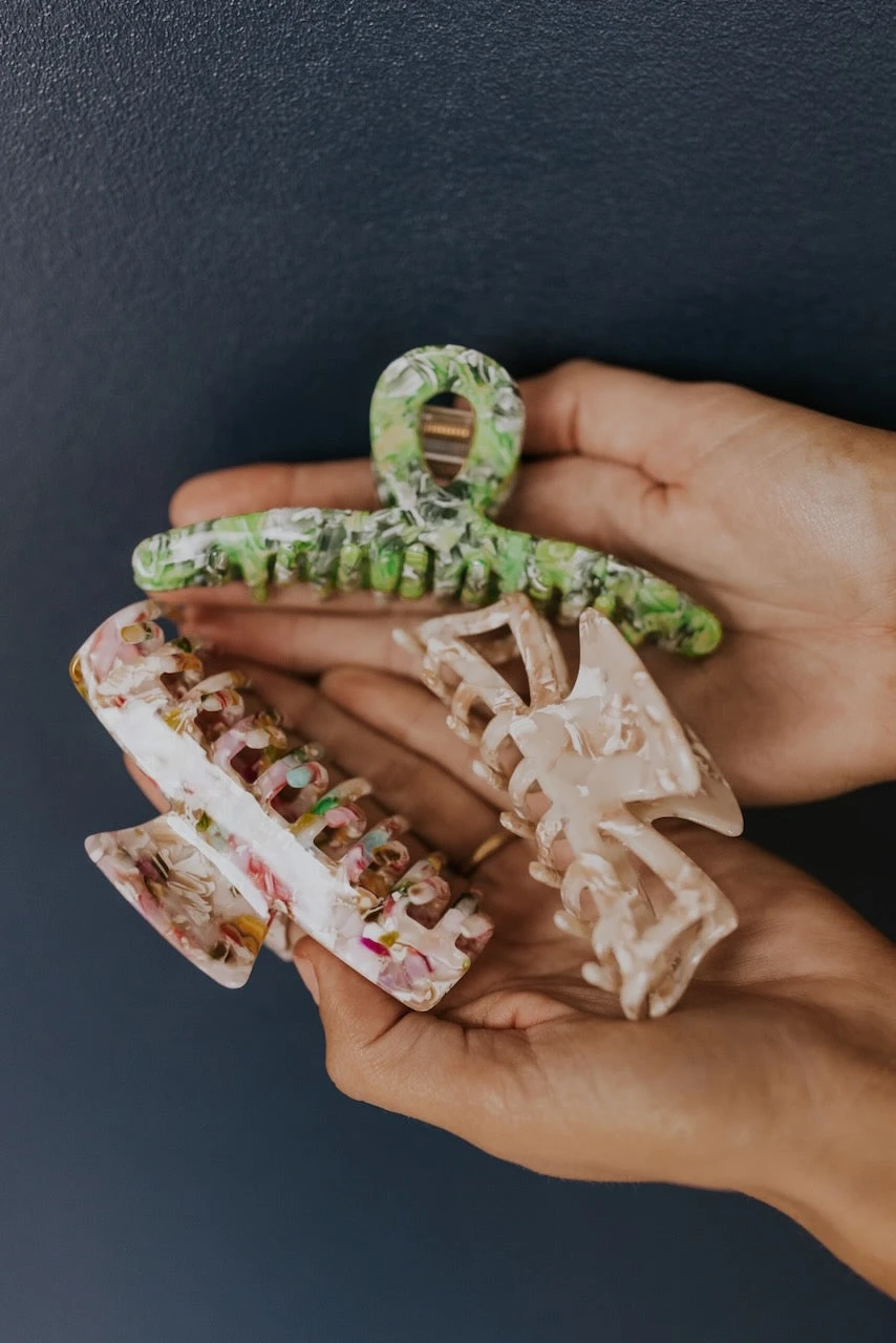 ROOLEE Botanical Claw Clip Set - Set of 3 Elegant Hair Accessories 4 ROOLEE Botanical Claw Clip Set - Set of 3 Elegant Hair Accessories - Image 2