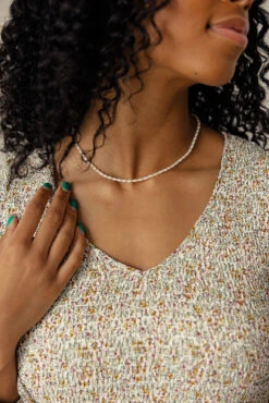 Calypso Pearl Choker - Elegant Dainty Necklace for Women -ROOLEE FASHION SHOP 7W4A1563