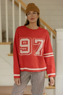 Varsity 97 Knit Sweater -ROOLEE FASHION SHOP 7W4A1653
