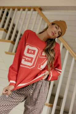 Varsity 97 Knit Sweater -ROOLEE FASHION SHOP 7W4A1663