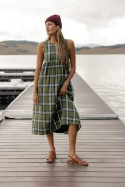 Dockside Plaid Midi -ROOLEE FASHION SHOP 7W4A1728 051a39e5 a03d 460c add1 c3dd71c73130