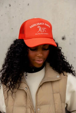 Saddleback Ranch Vintage-Inspired Foam Trucker Hat -ROOLEE FASHION SHOP 7W4A1794