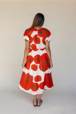 The Tuscany Tomato Dress 24 The Tuscany Tomato Dress -ROOLEE FASHION SHOP 7W4A1859