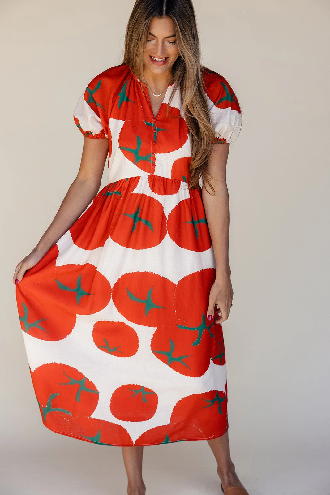 The Tuscany Tomato Dress 4 The Tuscany Tomato Dress - Image 2