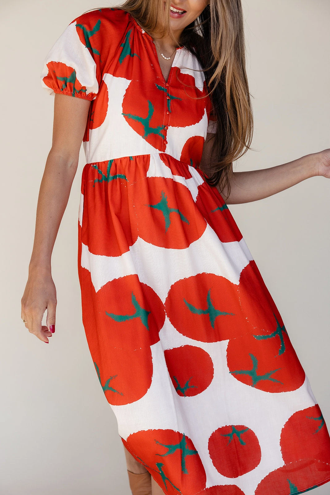 The Tuscany Tomato Dress 6 The Tuscany Tomato Dress - Image 4