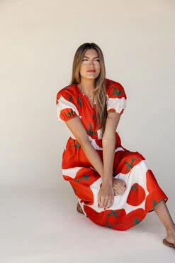 The Tuscany Tomato Dress 26 The Tuscany Tomato Dress -ROOLEE FASHION SHOP 7W4A1896