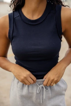 Free People Kate Tee: Relaxed Summer Essential with Exposed Seaming -ROOLEE FASHION SHOP 7W4A1899 bac3276e 1d85 4cc0 99f4 32da482f5fc3