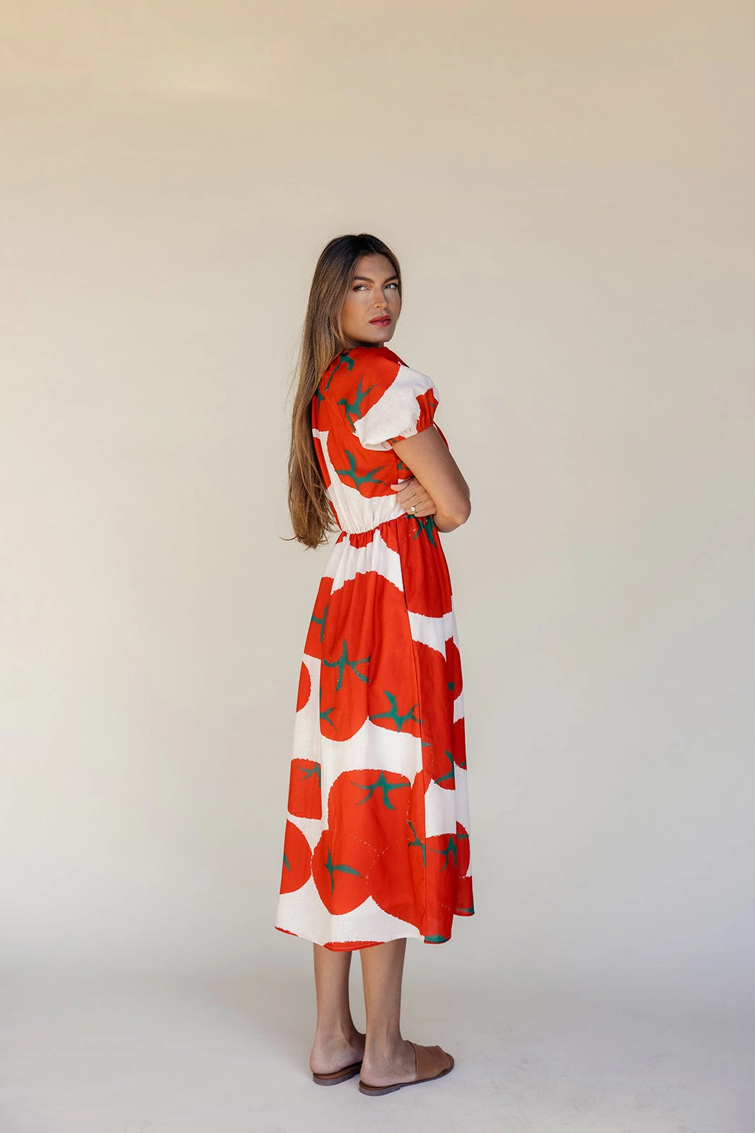 The Tuscany Tomato Dress 5 The Tuscany Tomato Dress - Image 3