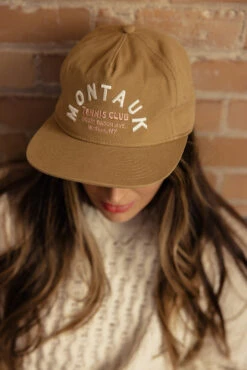 Montauk Snapback Baseball Cap - Flat Brim Cotton Summer Hat -ROOLEE FASHION SHOP 7W4A1912