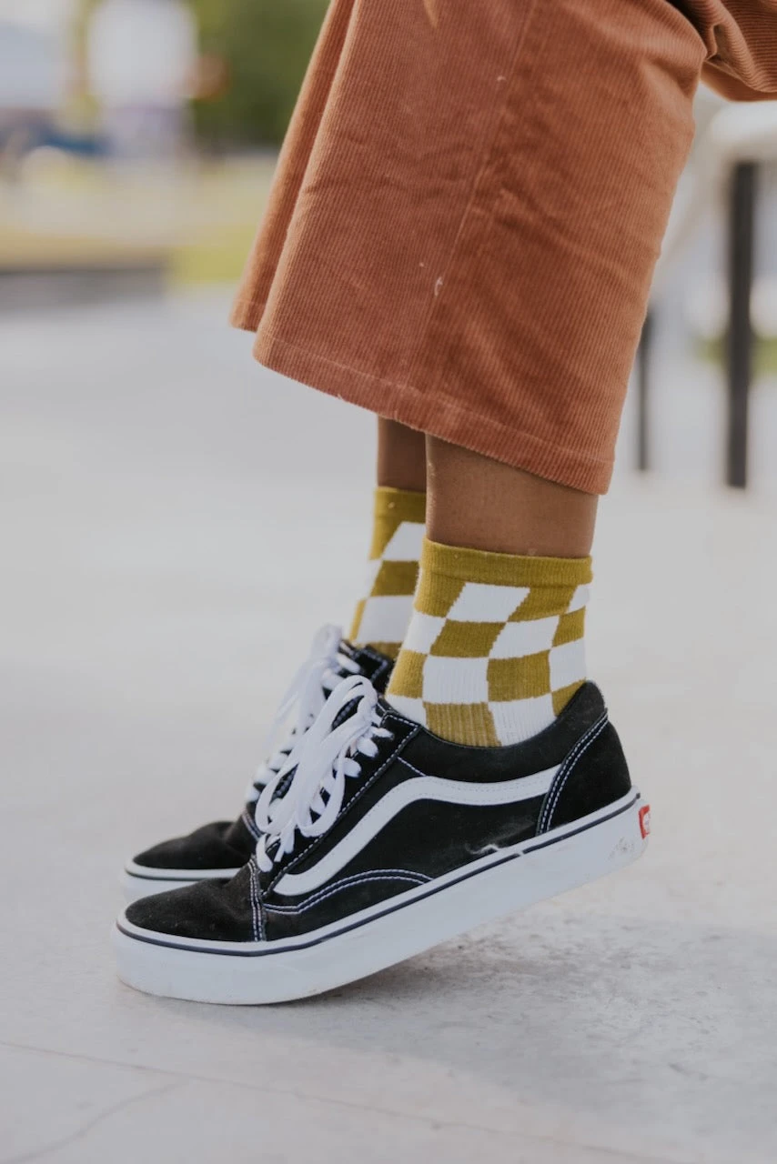 ROOLEE Aldrin Sock Pack: 3-Pack Checkered & Smiley Face Crew Socks 6 ROOLEE Aldrin Sock Pack: 3-Pack Checkered & Smiley Face Crew Socks - Image 4