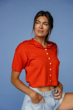 The Essential Short Sleeve Cardi 28 The Essential Short Sleeve Cardi -ROOLEE FASHION SHOP 7W4A2310