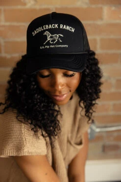 Saddleback Ranch Vintage-Inspired Foam Trucker Hat -ROOLEE FASHION SHOP 7W4A2382