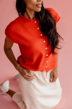 A Single Moment Short Sleeve Cardi -ROOLEE FASHION SHOP 7W4A2404 16f6094f 64f2 430c a747 0e05461b70a1