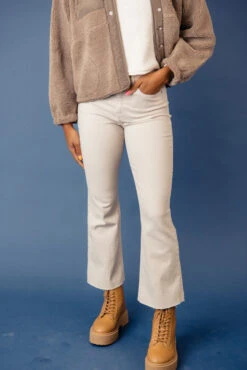 Hyrum High Rise Flare Leg Pants with Raw Hem -ROOLEE FASHION SHOP 7W4A2445 39a616a0 23cd 4cde 88fb 6beac3403d1f