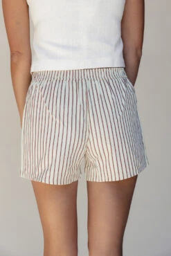 Striped Boxer Shorts for Women with Oversized Pockets -ROOLEE FASHION SHOP 7W4A2566 c6749eab 9ff1 4f33 b6a0 c925dace0a7d