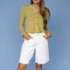Free People Montana White Denim Bermuda Shorts -ROOLEE FASHION SHOP 7W4A2674 25d4df36 b4d5 47b5 ad66 5845d9a9511b