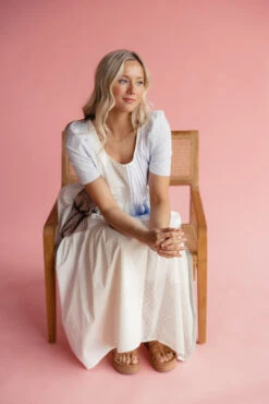 Patchwork Boho Midi Dress with Pockets - Vibrant Tika Style -ROOLEE FASHION SHOP 7W4A2703