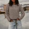 Boardwalk Striped Henley Sweater - Cozy Long Sleeve Knit Top 1 Boardwalk Striped Henley Sweater - Cozy Long Sleeve Knit Top -ROOLEE FASHION SHOP 7W4A2705 78476c31 ccb0 40e1 91cf 4c08c5e5f42a