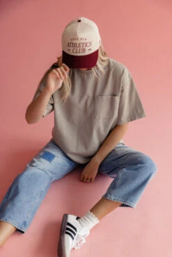 Layla Oversized Relaxed Pocket Tee with Side Slits