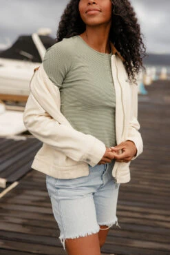 Women's Soft Ribbed Olive Henley Tee - Casual Boxy Fit Shirt 13 Women's Soft Ribbed Olive Henley Tee - Casual Boxy Fit Shirt -ROOLEE FASHION SHOP 7W4A2834 c4fe60eb c0db 4b1b b86d ed8d4545963a