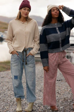 Countryside Gingham Pants -ROOLEE FASHION SHOP 7W4A3102