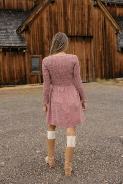 Dustland Dreams Gingham Smocked Dress with Long Sleeves -ROOLEE FASHION SHOP 7W4A3168 e913f6c9 0142 4fd3 933b 1d7c434ae55f