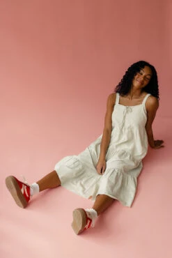 Gingham Tiered Tank Dress with Pockets - Brooke Summer Collection -ROOLEE FASHION SHOP 7W4A3288