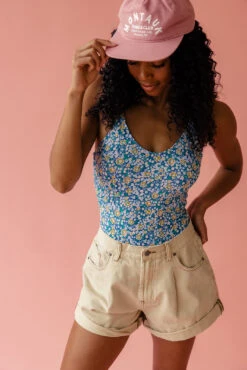 Salton Tied One Piece - Supportive Recycled Fabric Swimsuit -ROOLEE FASHION SHOP 7W4A3690