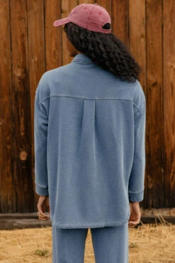 Riverside Terry-Lined Button Down Shirt Jacket -ROOLEE FASHION SHOP 7W4A3709 c24a8a59 1514 49ea 8921 2e0badef5925