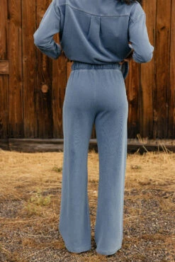 Terry Lined Wide Leg Relaxed Lounge Pants with Drawstring -ROOLEE FASHION SHOP 7W4A3711 bd9a243d 617b 4fc3 b3f1 a7de2b124e07