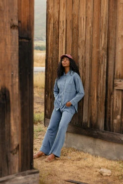 Riverside Terry-Lined Button Down Shirt Jacket -ROOLEE FASHION SHOP 7W4A3743