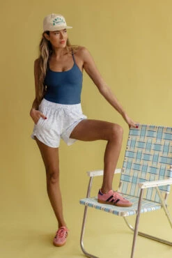 Coastal Stevie One Piece - Flattering Ribbed Swimsuit with UPF 50