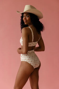 Ribbed Tie-Front Bikini Top - Margot Cherry Print Sun Protection 18 Ribbed Tie-Front Bikini Top - Margot Cherry Print Sun Protection -ROOLEE FASHION SHOP 7W4A3951 a820184a e7d5 474d 9fb1 1f335558e224