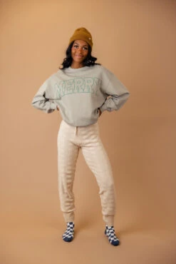 Antonoff Textured Knit Joggers - Cozy Lounge Pants