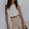 Willow Textured Cropped Tank -ROOLEE FASHION SHOP 7W4A4298