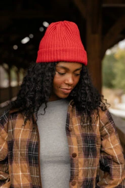 Ribbed Knit Beanie - The Wharf Classic Winter Essential -ROOLEE FASHION SHOP 7W4A4499 09a13638 3d46 4854 9c9f 7eeb3a5ef5f8