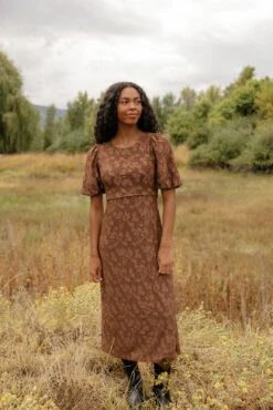 Pressed Petals Floral Embossed Dress -ROOLEE FASHION SHOP 7W4A4511 8f81ac56 a740 43ba af3d 5016ffa3ea6f