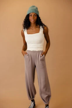 Free People Love Letter Cami - Textured Square Neck Top -ROOLEE FASHION SHOP 7W4A4537 6aaf783a c0a9 4876 8f92 188f97dd4ba1