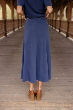 Midnight Muse Midi Skirt -ROOLEE FASHION SHOP 7W4A4731