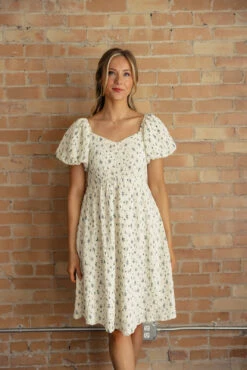 Hadlee Textured Puff Sleeve Dress -ROOLEE FASHION SHOP 7W4A4817 987b070f 1101 4440 8755 e9d52f507c8f