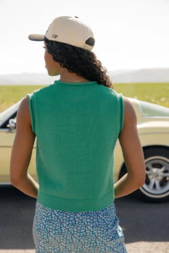 Green Retro Button-Up Vest - Sleeveless Summer Fashion Top 13 Green Retro Button-Up Vest - Sleeveless Summer Fashion Top -ROOLEE FASHION SHOP 7W4A4909