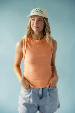 Free People Kate Tee: Relaxed Summer Essential with Exposed Seaming -ROOLEE FASHION SHOP 7W4A4955