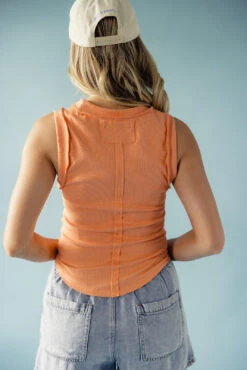 Free People Kate Tee: Relaxed Summer Essential with Exposed Seaming -ROOLEE FASHION SHOP 7W4A4958 63b4a6aa 6434 4841 adce 1a2fa9a1885a