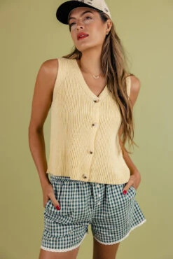 Whirl Wind Button Vest 22 Whirl Wind Button Vest -ROOLEE FASHION SHOP 7W4A5097