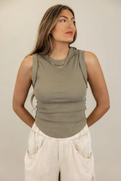 Free People Kate Tee: Relaxed Summer Essential with Exposed Seaming -ROOLEE FASHION SHOP 7W4A5098